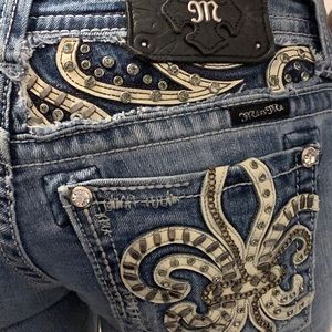 Miss Me Boot Cut Jeans JE5736BR Size 26